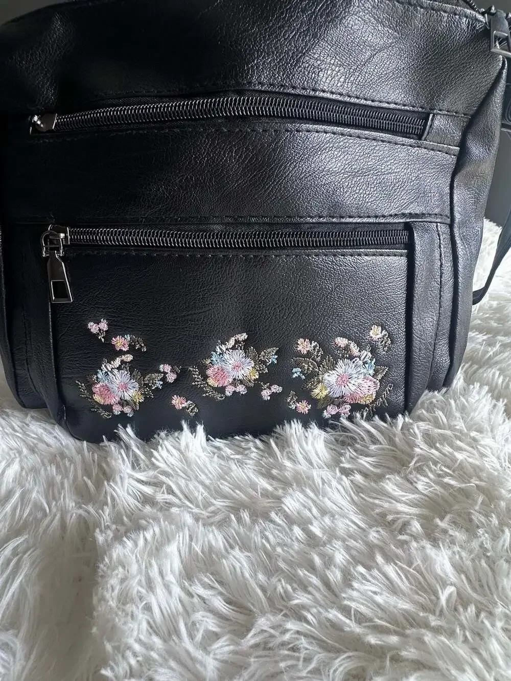 Unbranded black faux